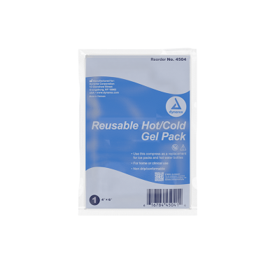 4504 Dynarex® Reusable 4` x 6` Hot or Cold First Aid Gel Packs